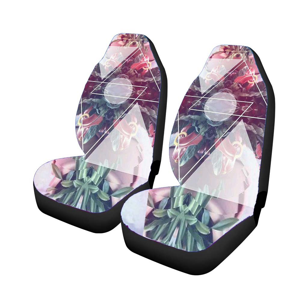 Triangle Flower Car Front Seat Covers