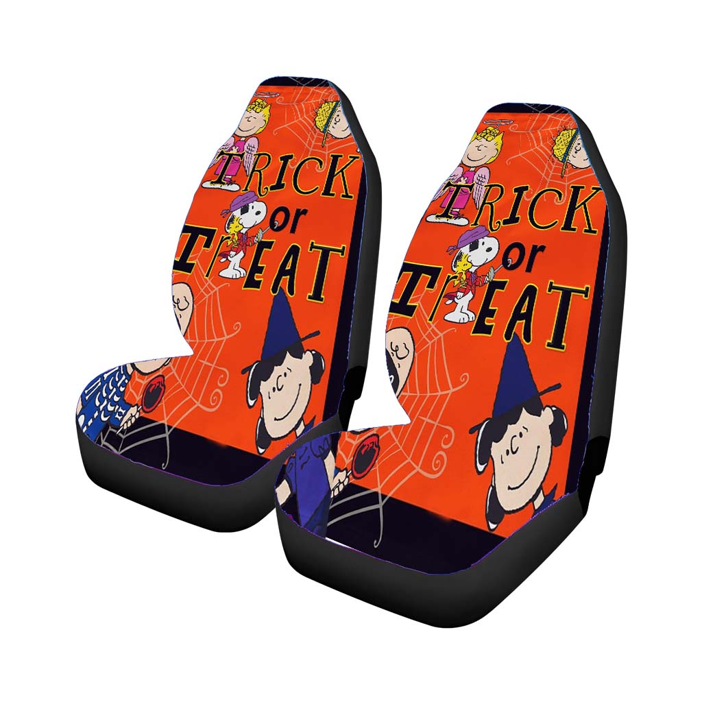 Trick Or Treat Peanuts Gang Car Front Seat Covers