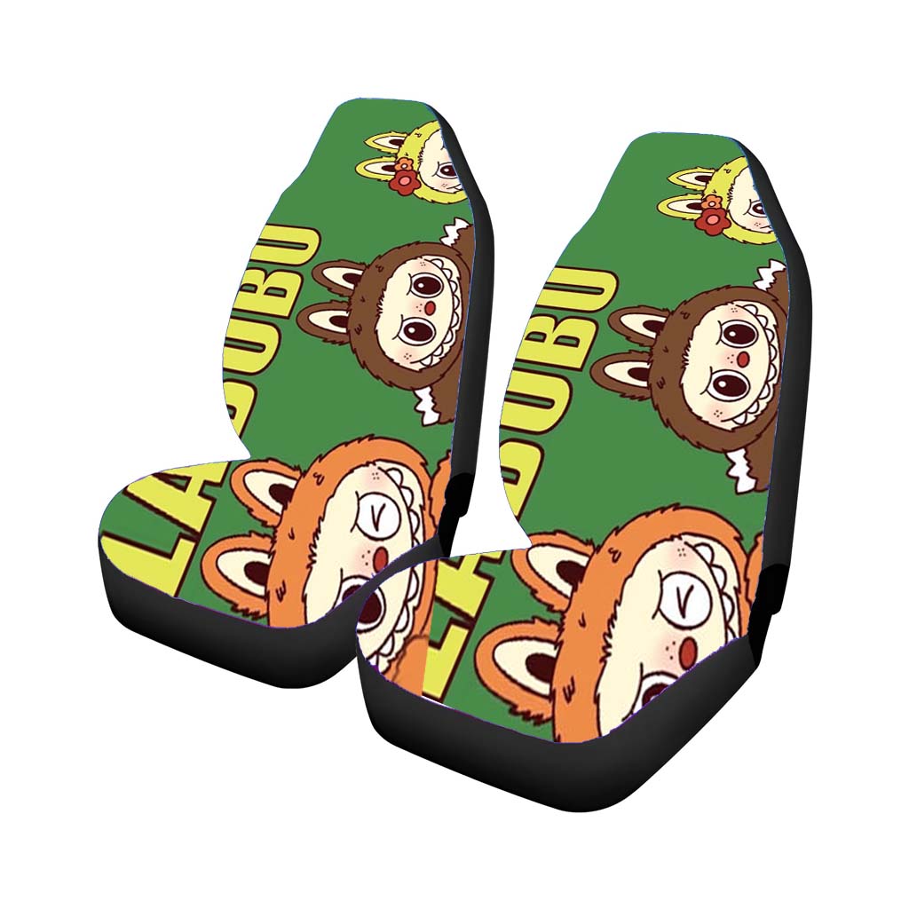 Trio Labubu Car Front Seat Covers