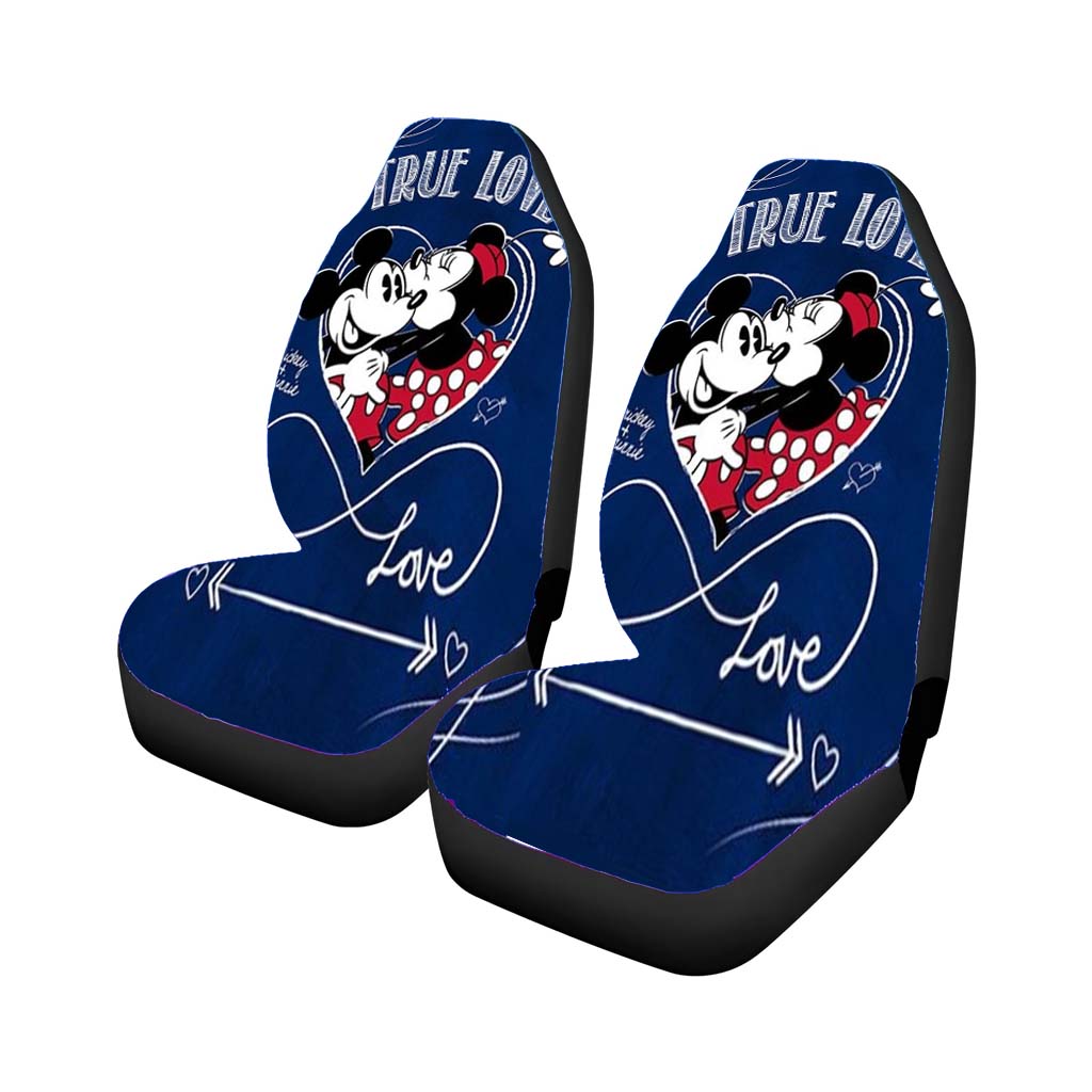 True Love Mickey & Minnie Car Front Seat Covers