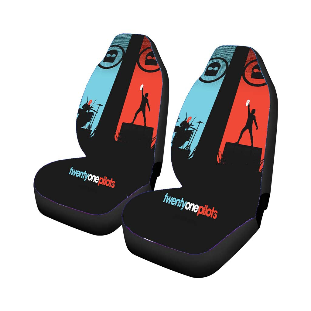 Twenty One Pilot Car Front Seat Covers