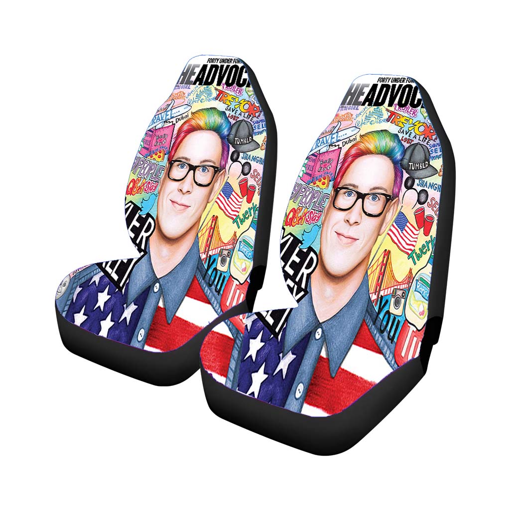 Tyler Oakley Car Front Seat Covers