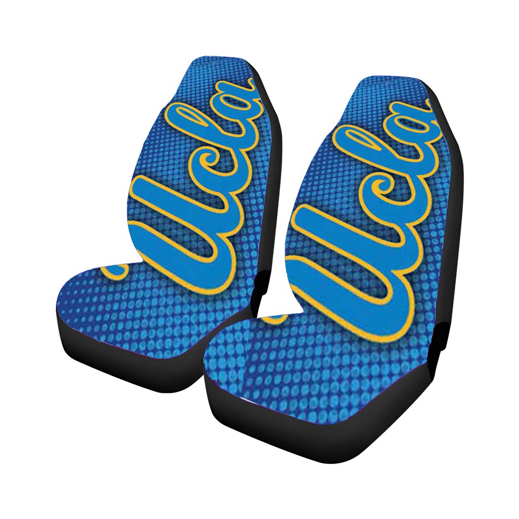 Ucla Bruins Halftone Blue Car Seat Covers