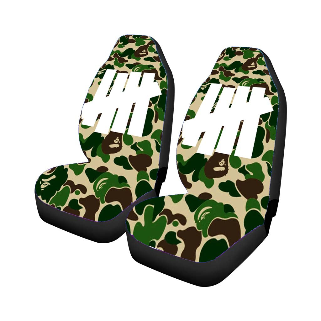 Undefeated Bape Shark Car Front Seat Covers