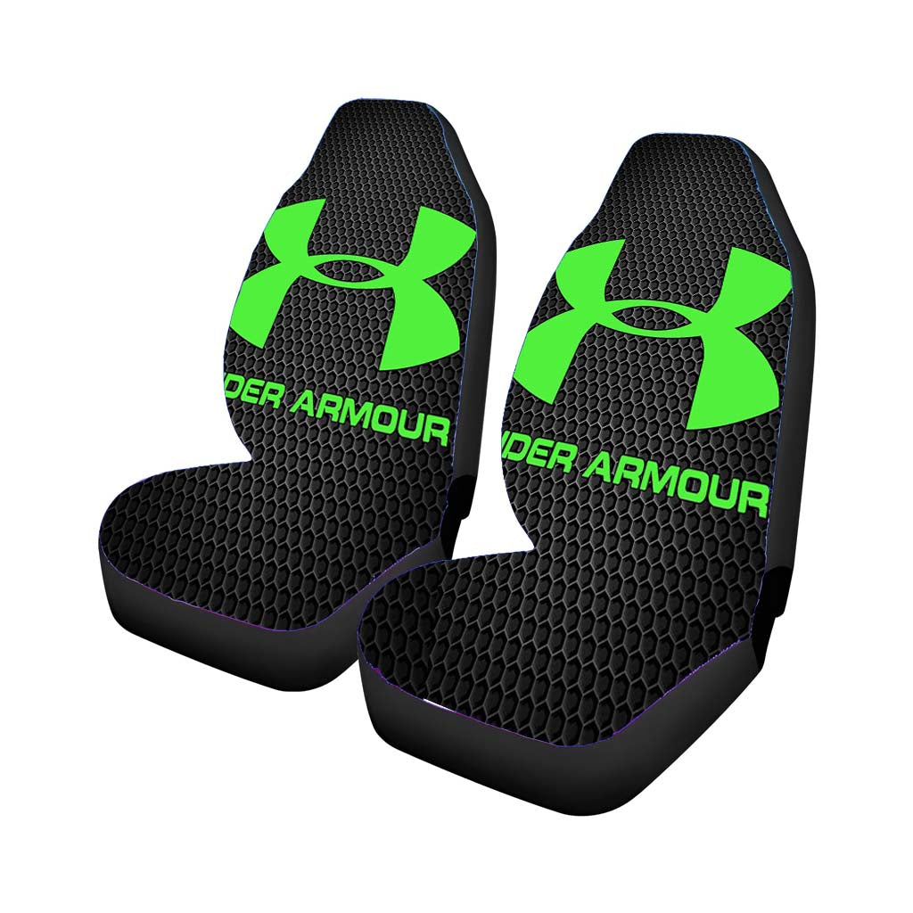 Under Armour Green Texture Car Front Seat Covers