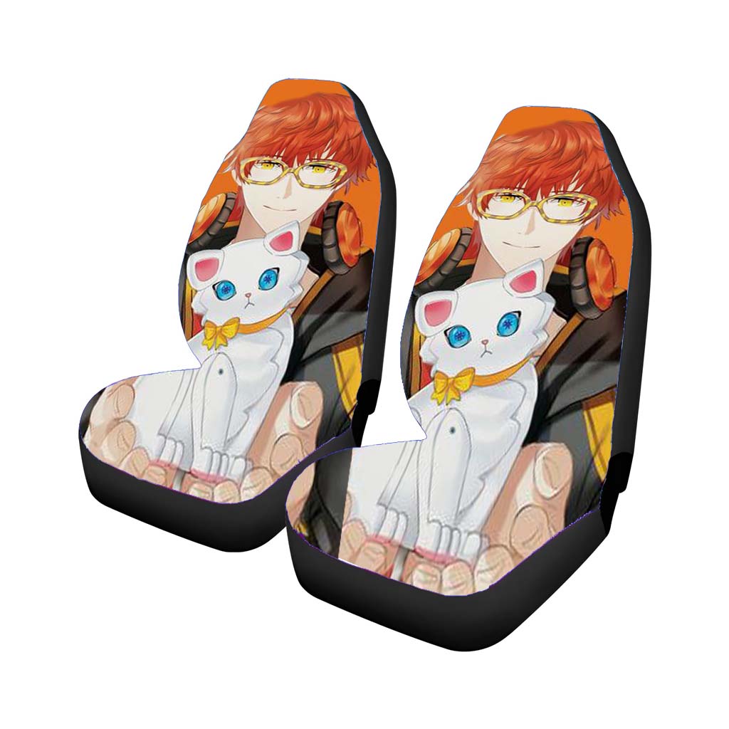 707 Flower Crown Car Front Seat Covers