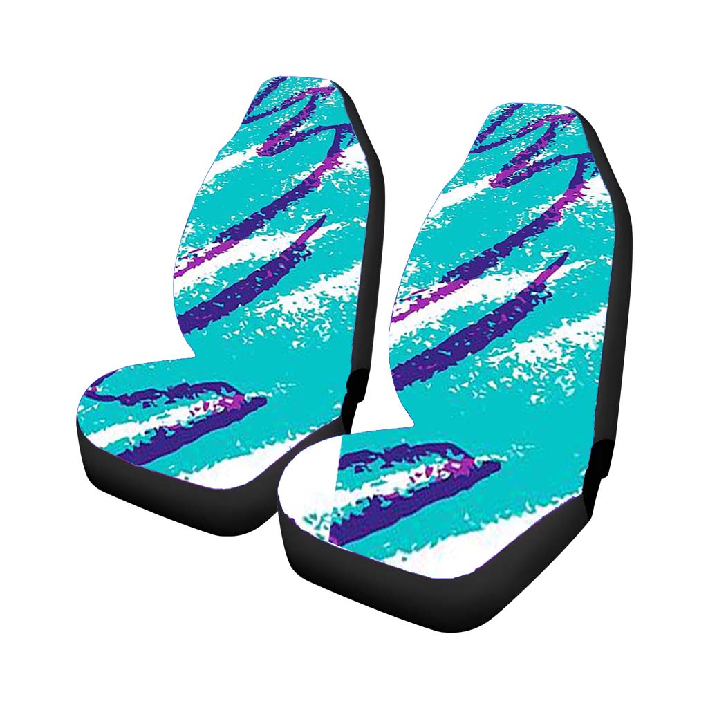 90'S Cup Jazz Pattern Car Front Seat Covers