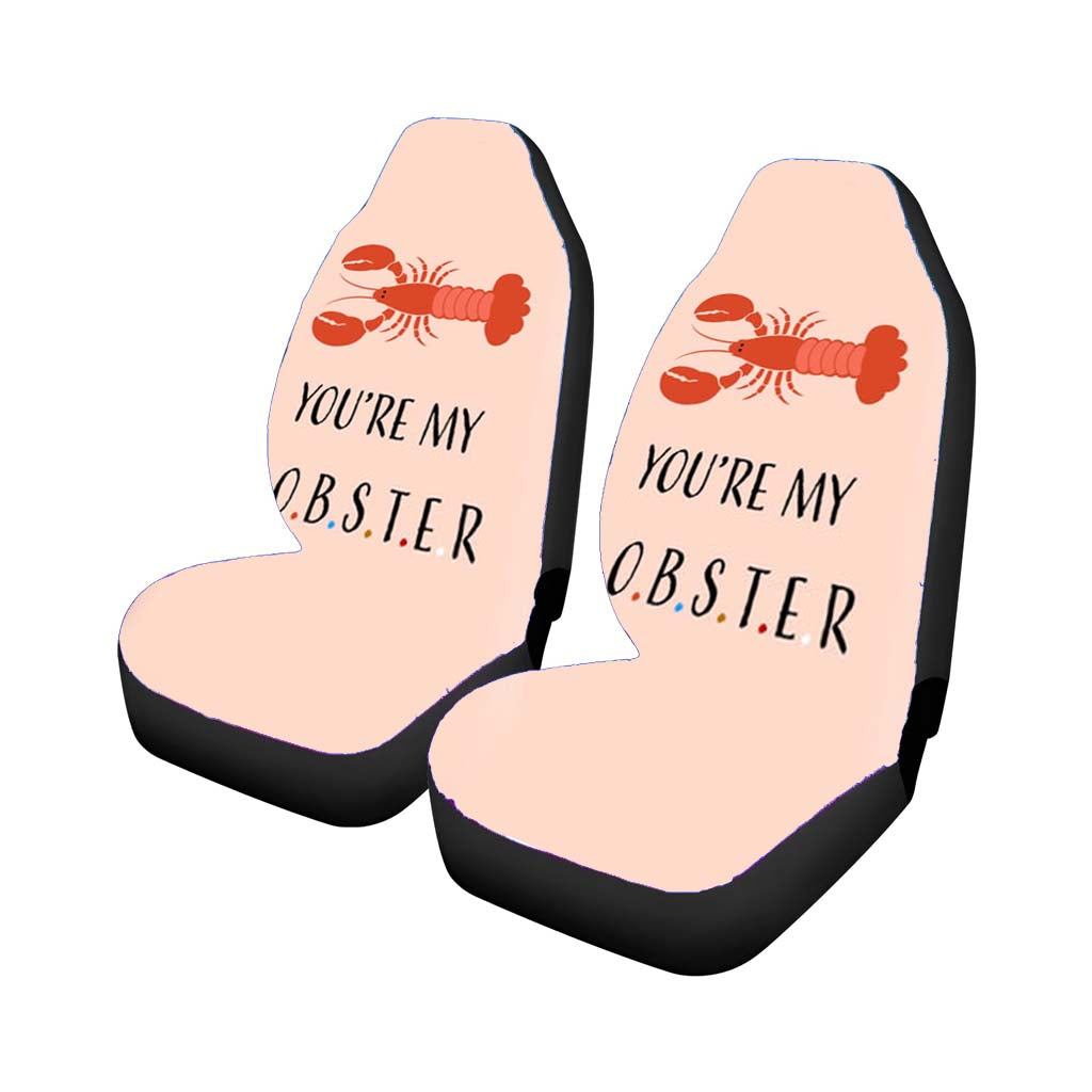 A Monkeys - Pink Car Front Seat Covers