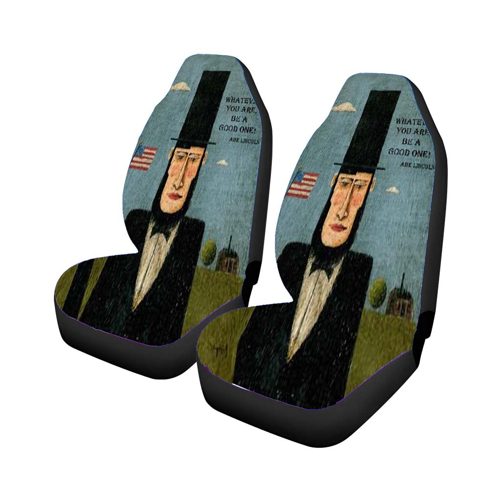 Abe Lincoln Car Front Seat Covers