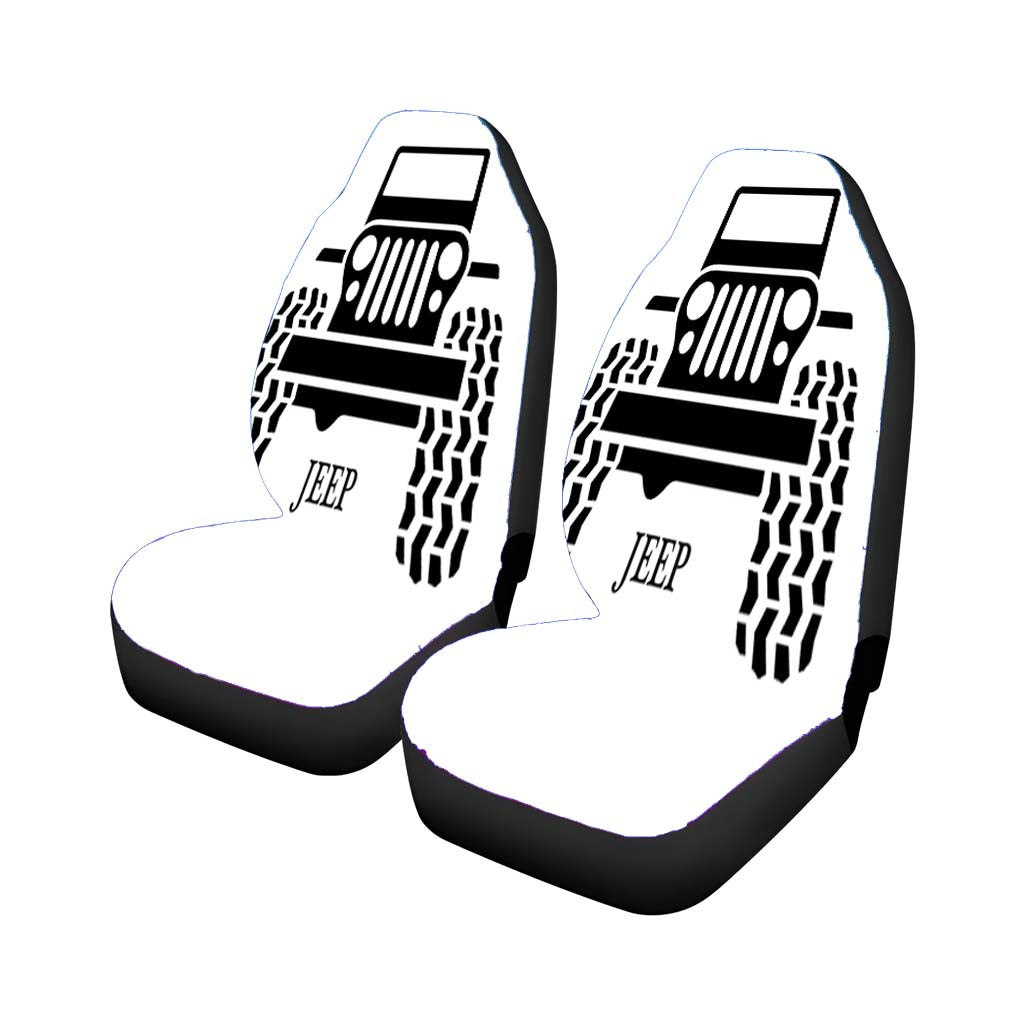 Abstract Jeep Car Front Seat Covers