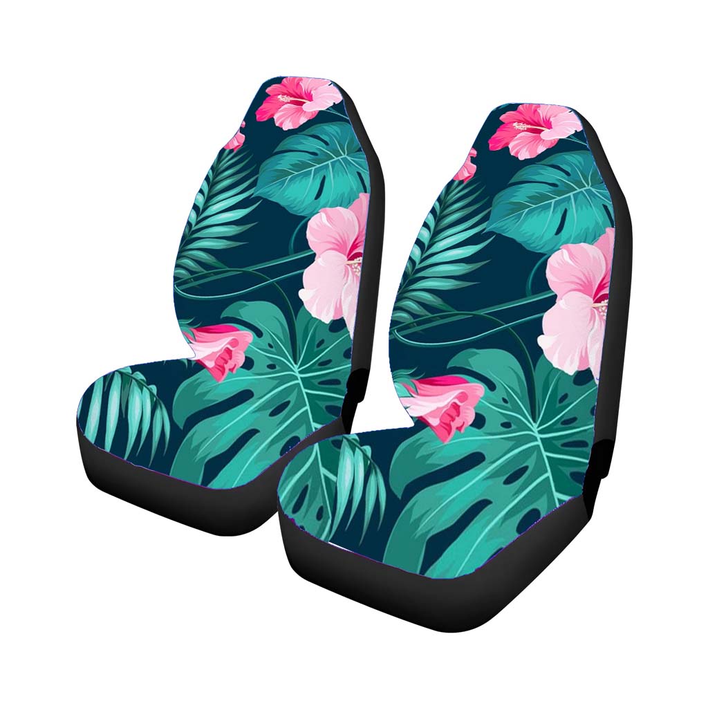 Abstract Natural Flower Car Front Seat Covers