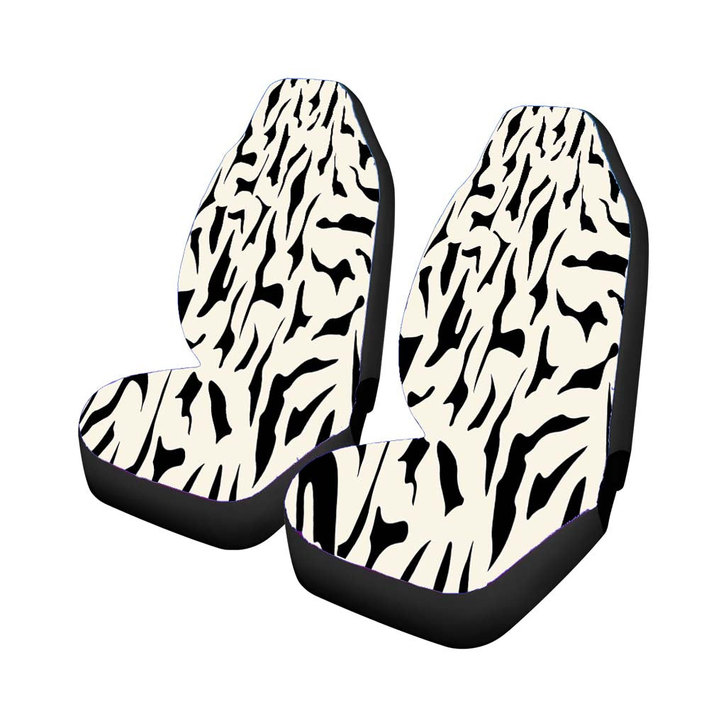 Abstract Organic Shapes Car Front Seat Covers