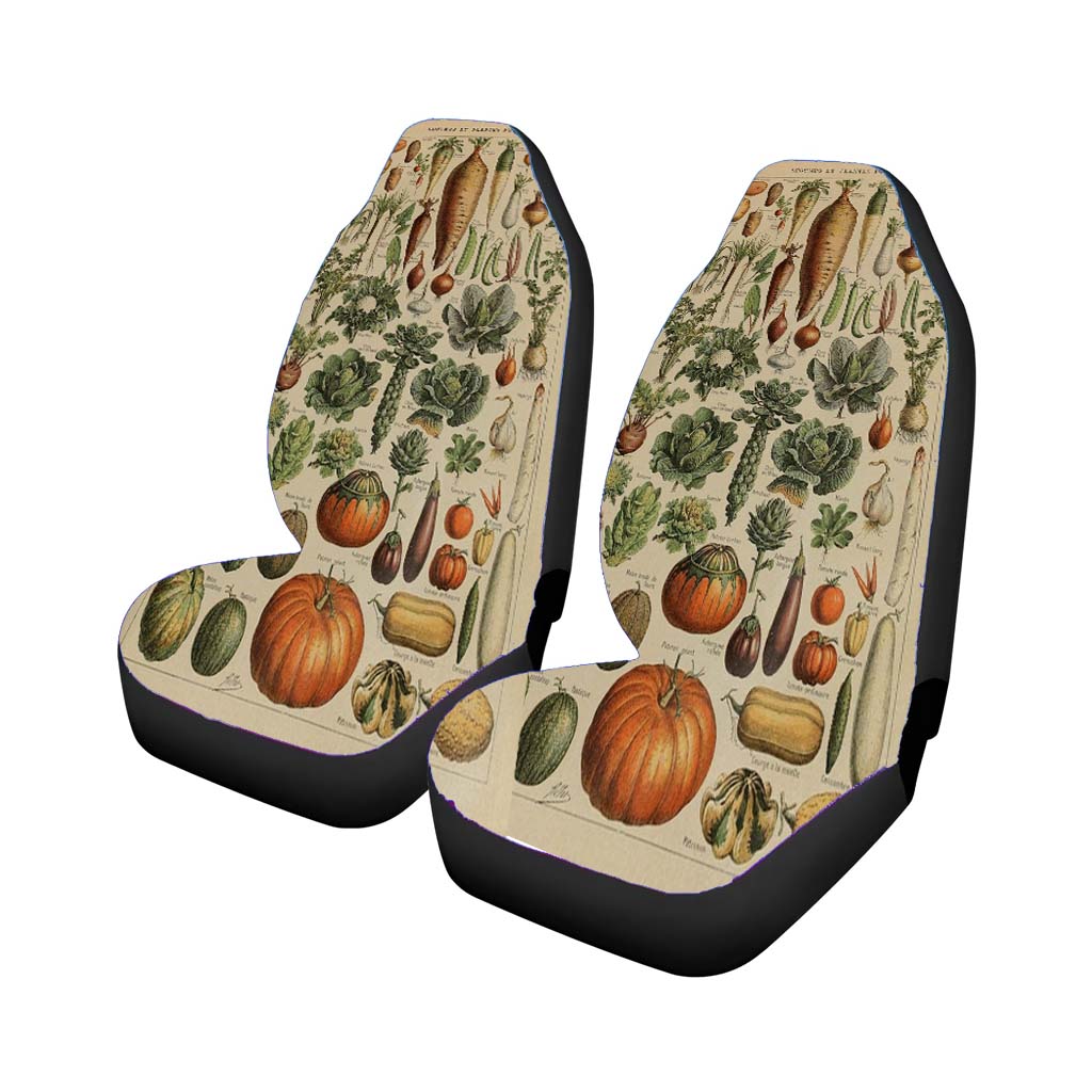 Adolphe Millot'S Vegetables Car Front Seat Covers