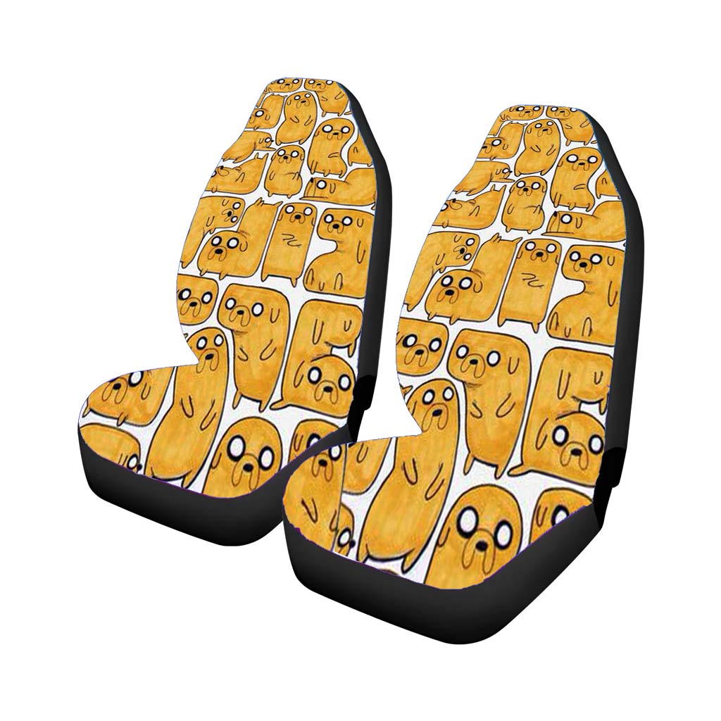 Adventture Time Pattern Car Front Seat Covers