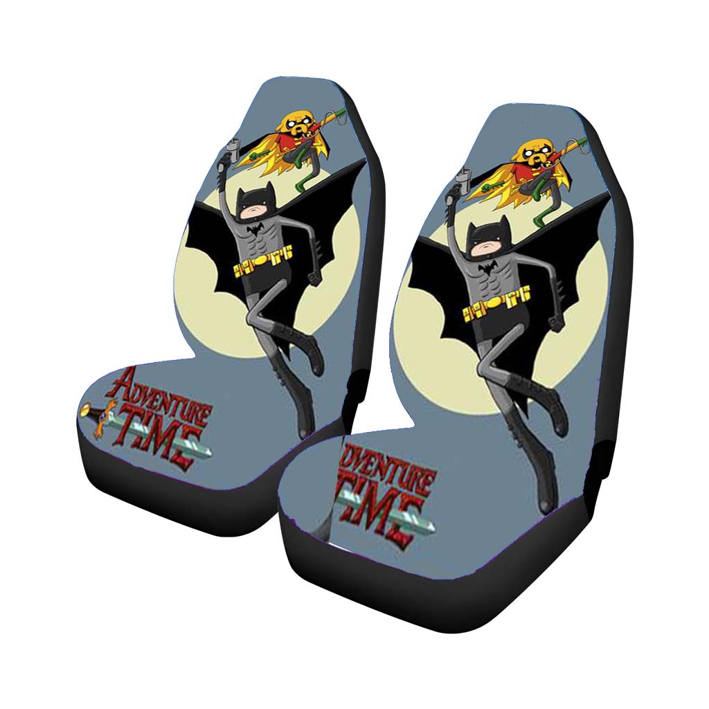 Adventure Time Batman And Robin Car Front Seat Covers