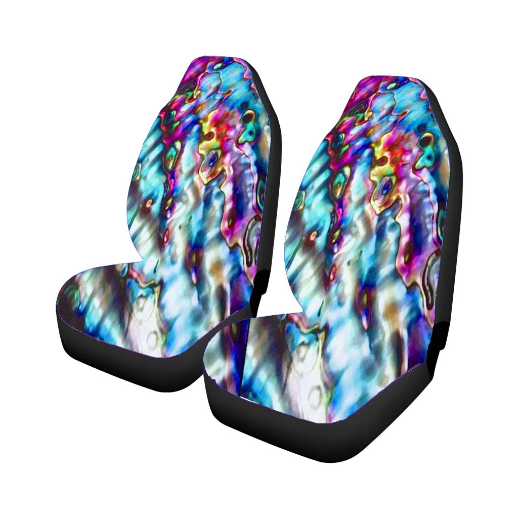 Aesthetic Color Abalone Shell Car Front Seat Covers