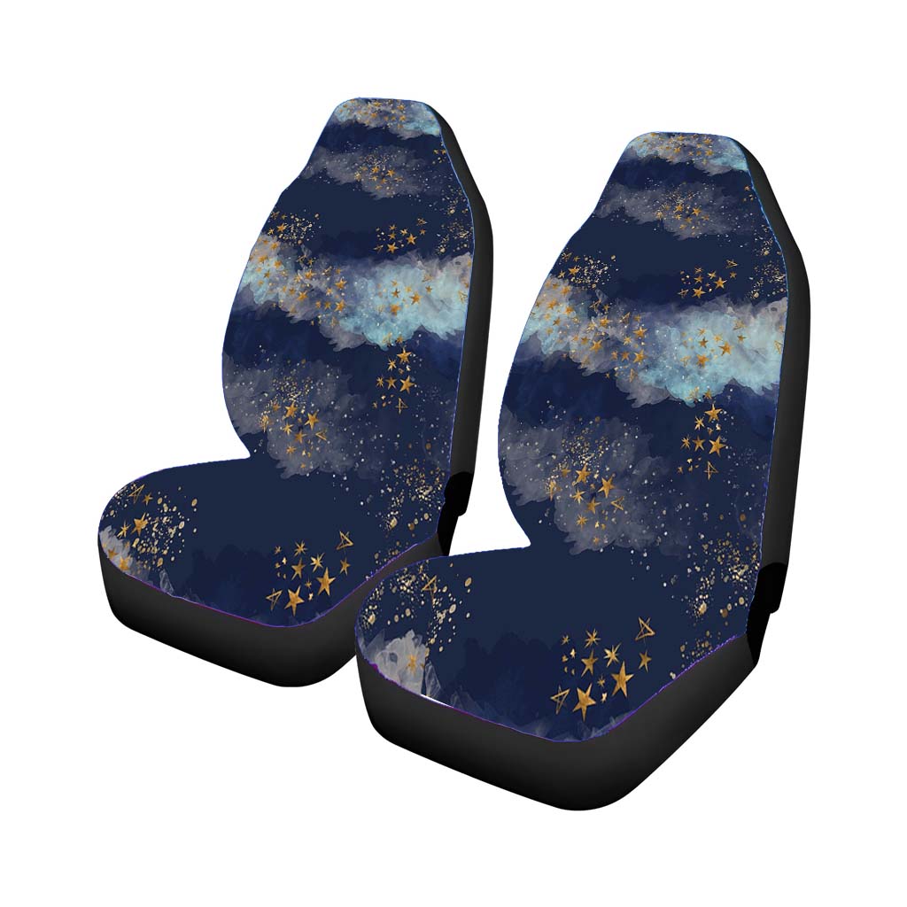 Aesthetic Teal Wallpaper Car Front Seat Covers