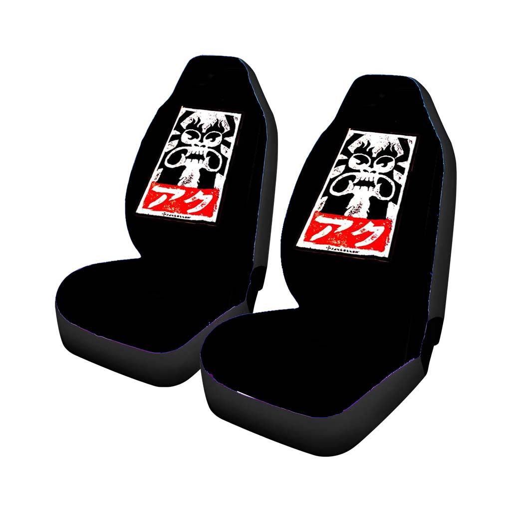 Aku Samurai Jack X Obey Slaps Street Art Car Front Seat Covers