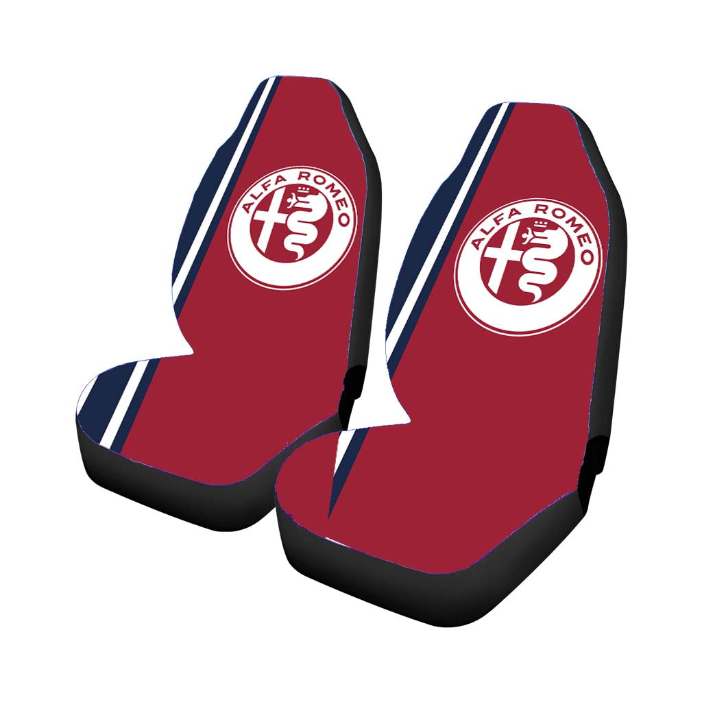 Alfa Romeo Red Blue And White Wallpaper Car Front Seat Covers