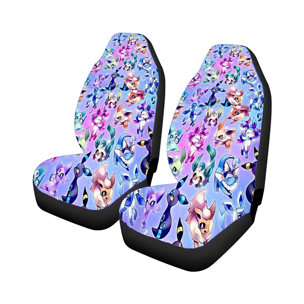 All Eevee Evolution Type Car Front Seat Covers