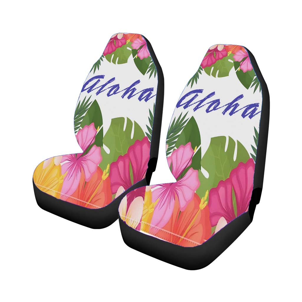Aloha And Hawaiian Tropical Car Front Seat Covers