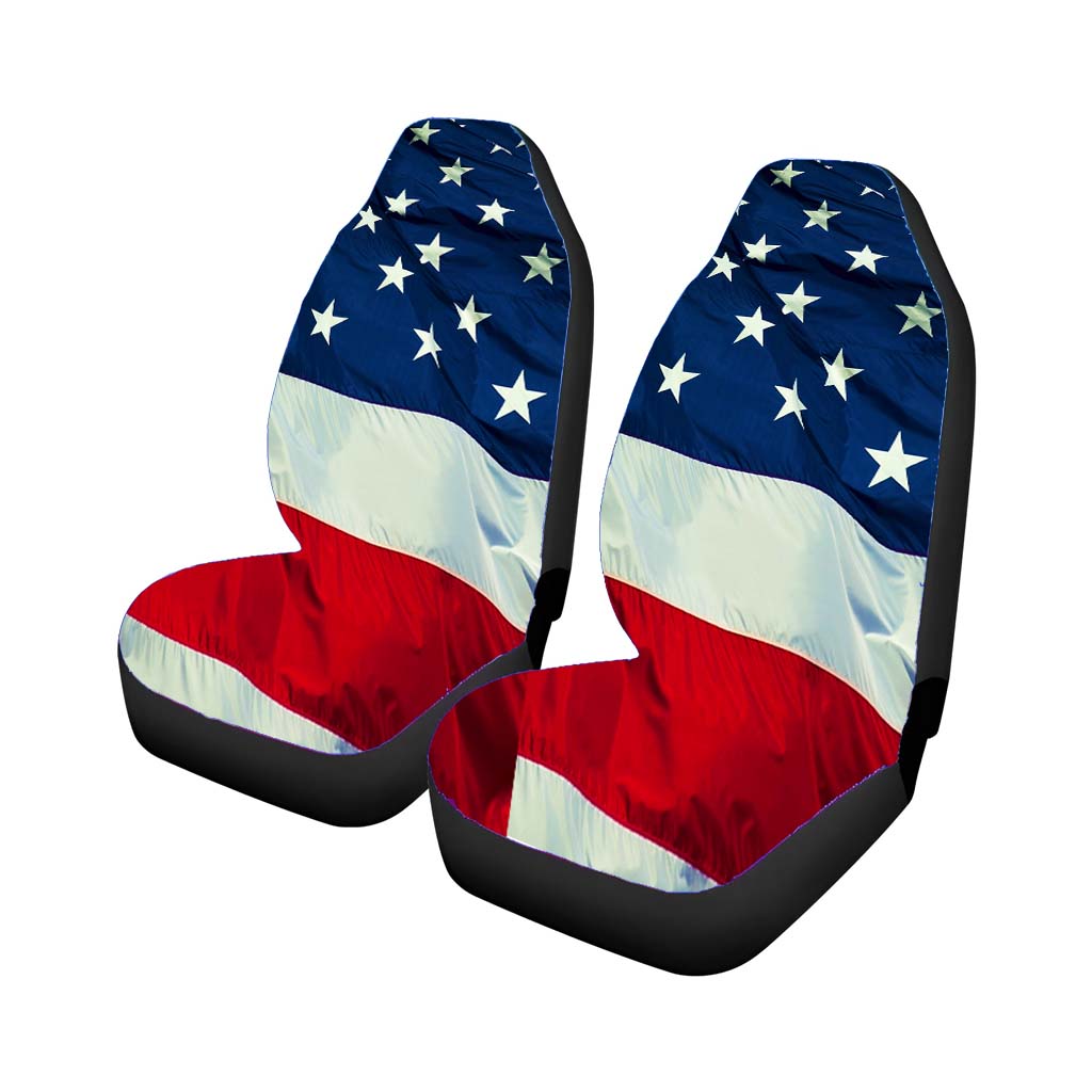 American Flag Car Front Seat Covers