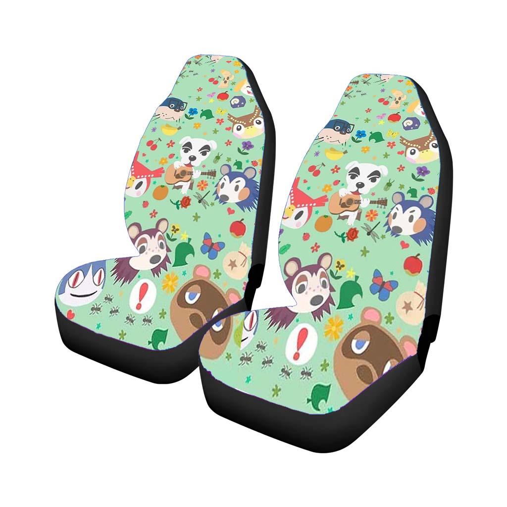 Animal Crossing New Leaf Town Folk Car Front Seat Covers