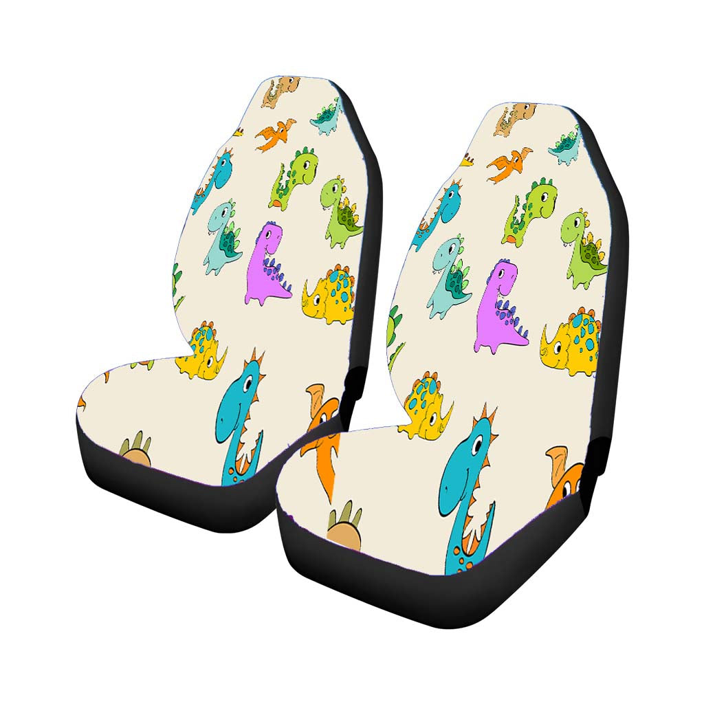 Animal Dino Pattern 1 Car Front Seat Covers