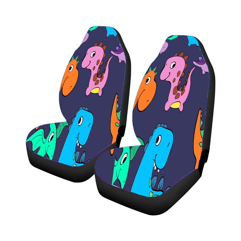 Animal Dino Pattern 2 Car Front Seat Covers