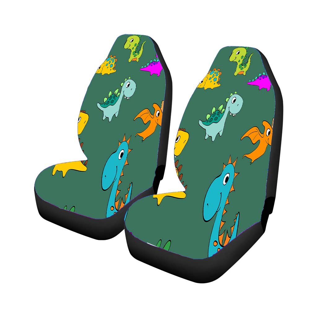 Animal Dino Pattern 3 Car Front Seat Covers