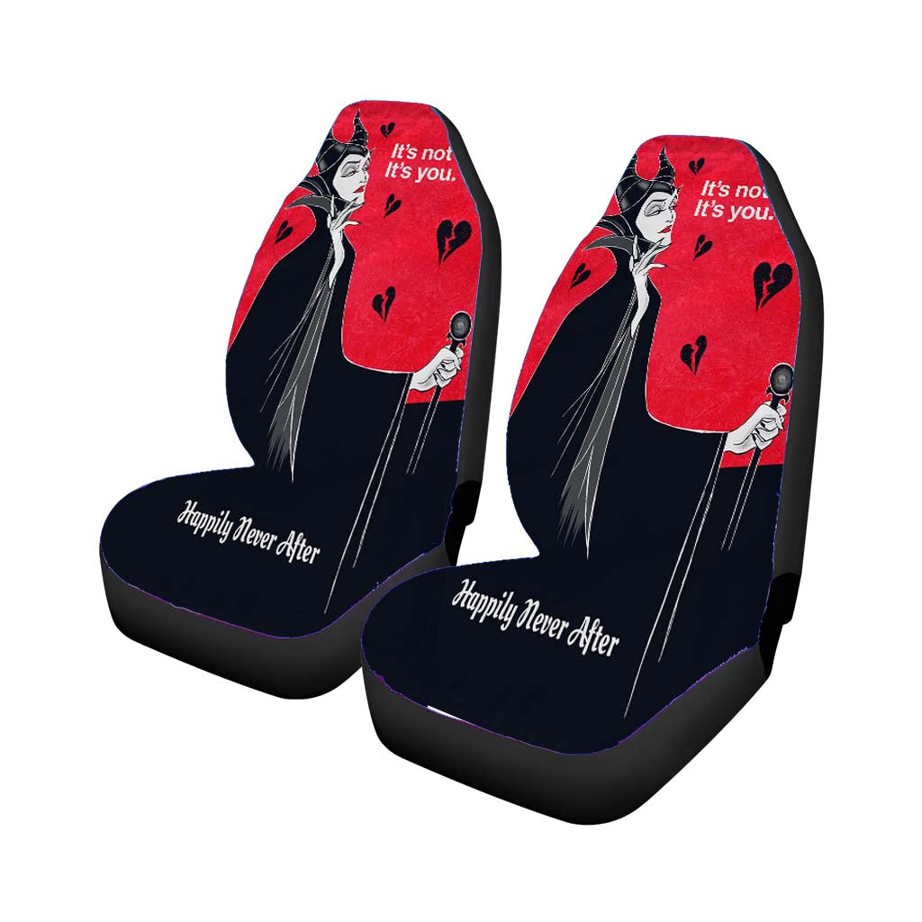 Anti Valentines Day Maleficent Car Front Seat Covers