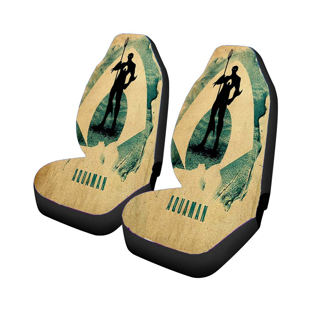 Aquaman Superheroes Marvel Car Front Seat Covers