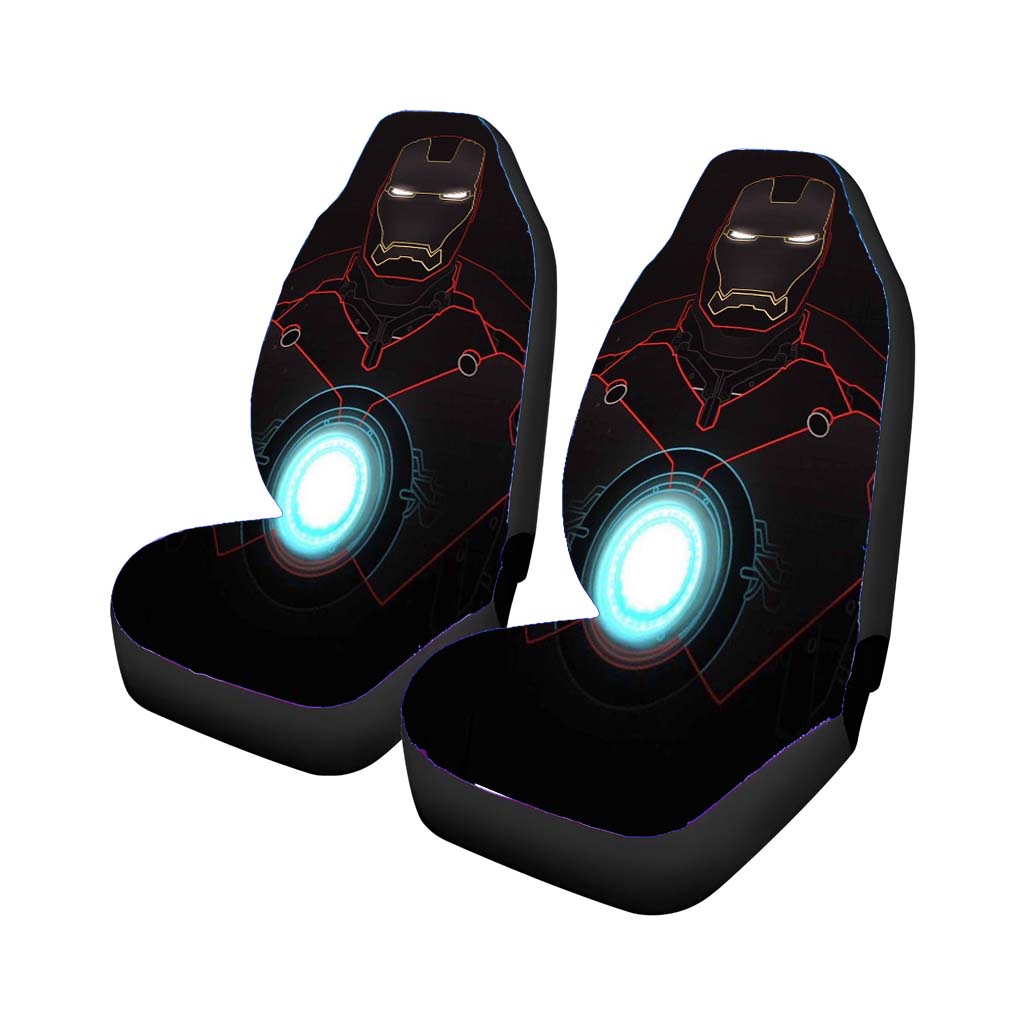 Arc Reactor Ironman Car Front Seat Covers