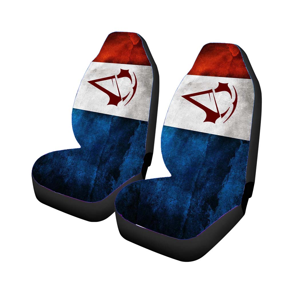 Assassins Creed Symbol 3 Color Wallpaper Car Front Seat Covers