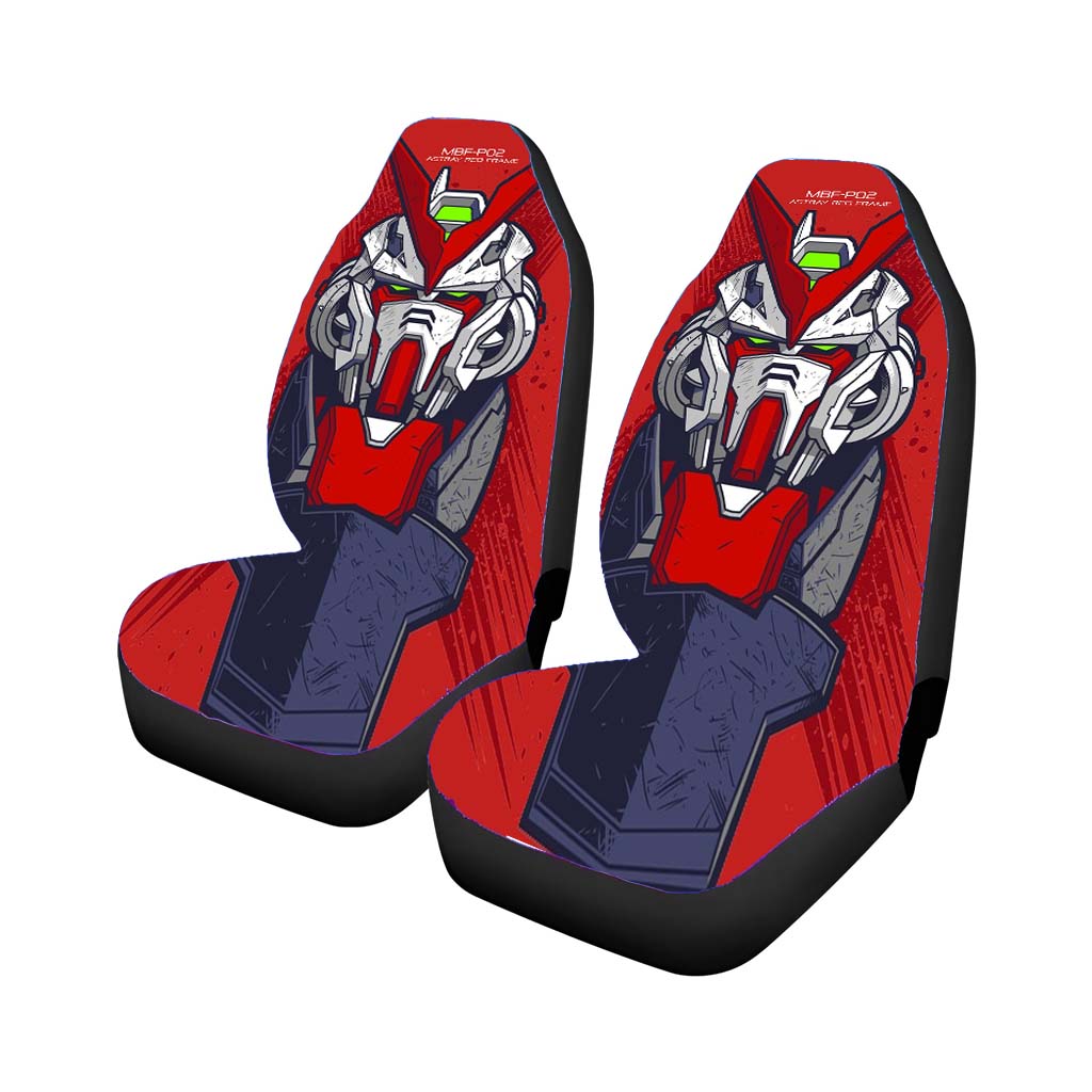 Astray Gundam Mecha Car Front Seat Covers