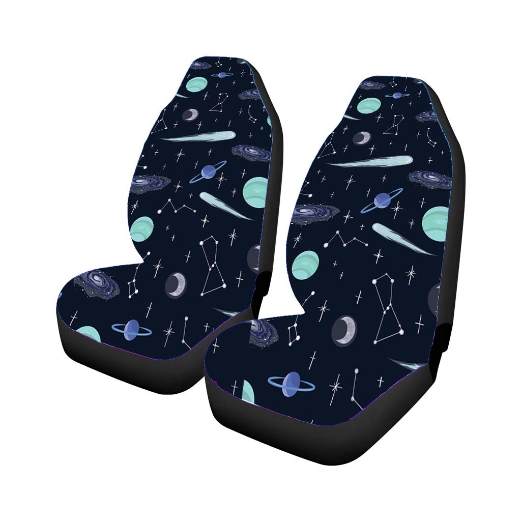 Astronomy Pattern Car Front Seat Covers