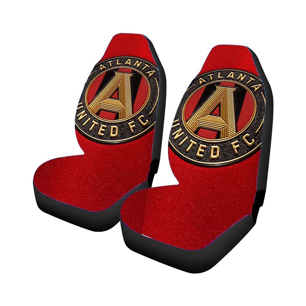 Atlanta United Fc Logo Car Front Seat Covers