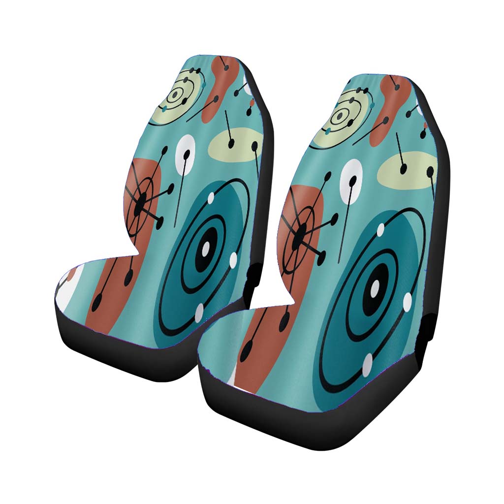 Atomic Starburst Car Front Seat Covers