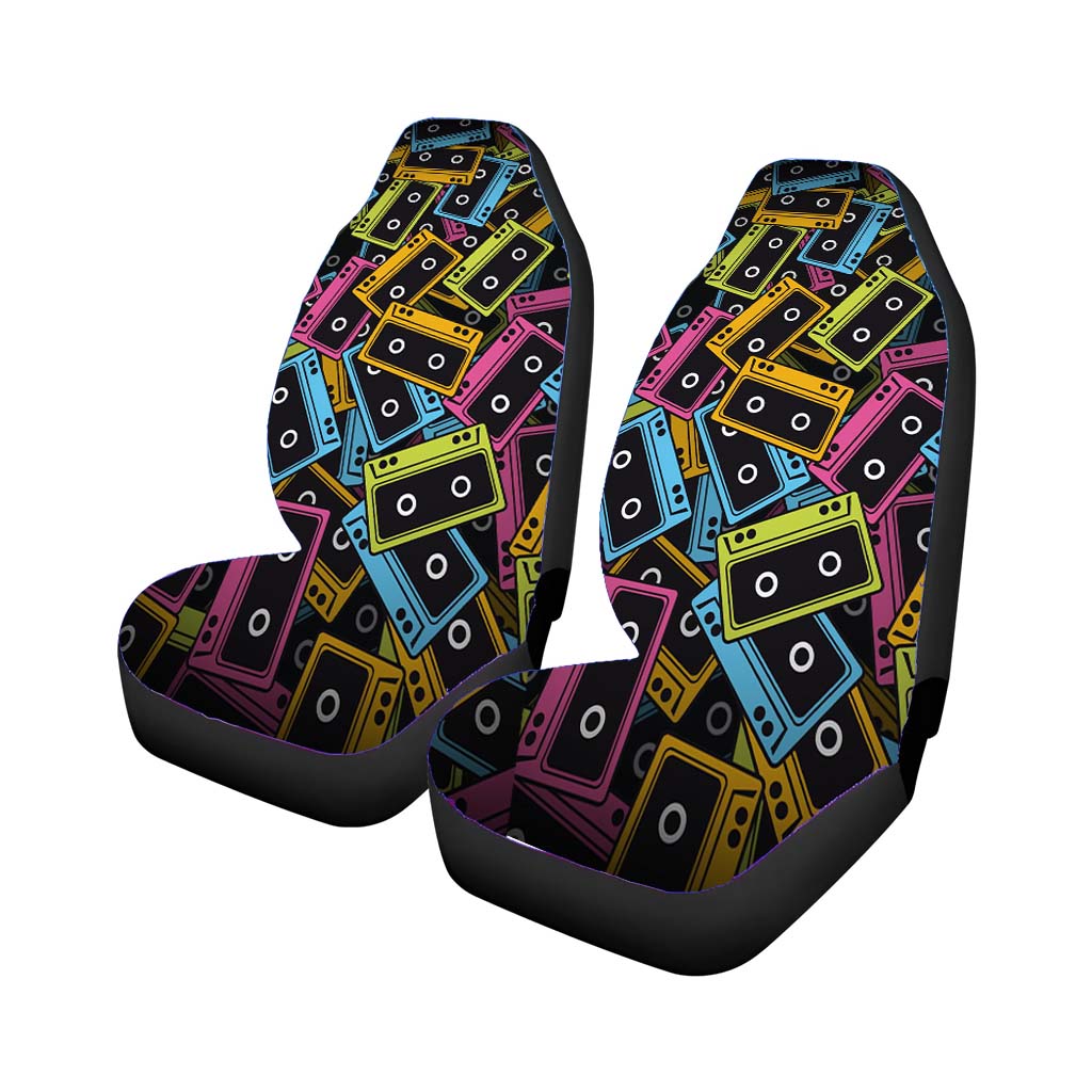 Audio Cassette Car Front Seat Covers