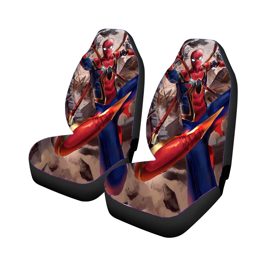 Avanger Infinity War Iron Spiderman Car Front Seat Covers