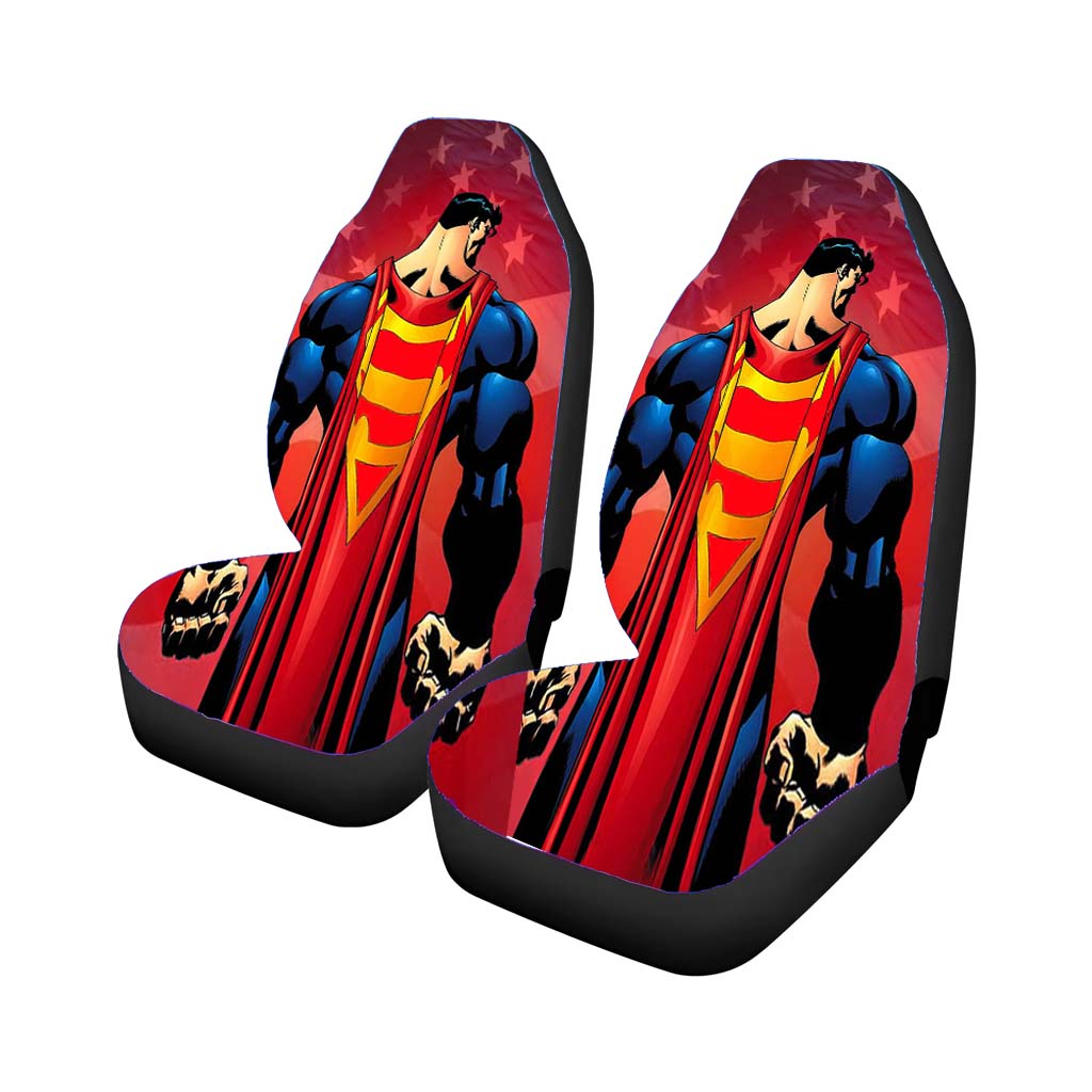 Awesome Superman Car Front Seat Covers