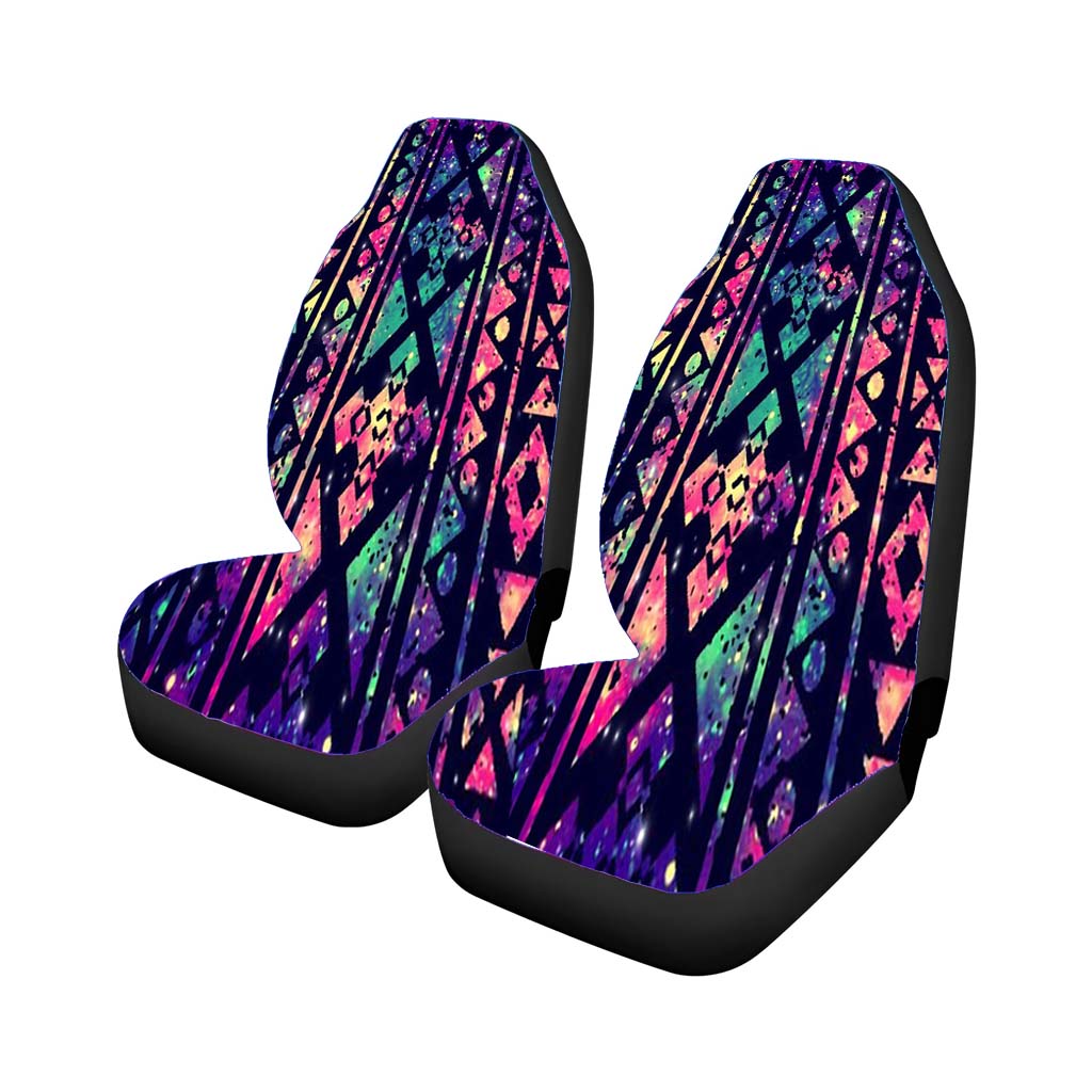 Aztec Galaxy Nebula 1 Car Front Seat Covers