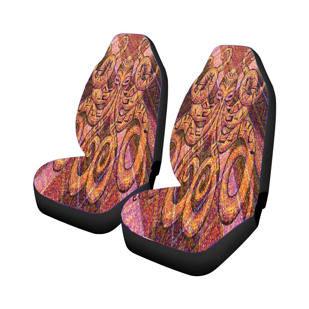 Aztec Octopus Car Front Seat Covers