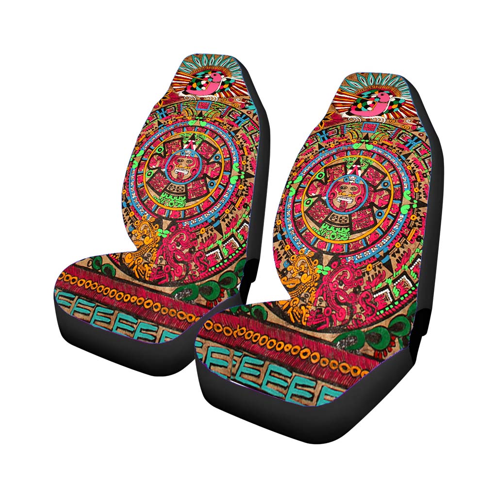 Aztec Texture Car Front Seat Covers