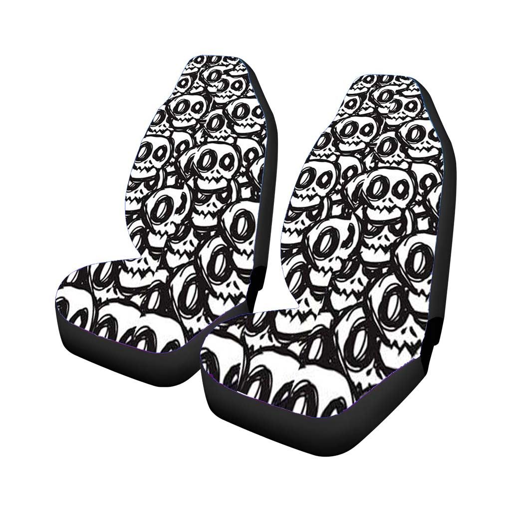 Baby Skull Pattern Car Front Seat Covers