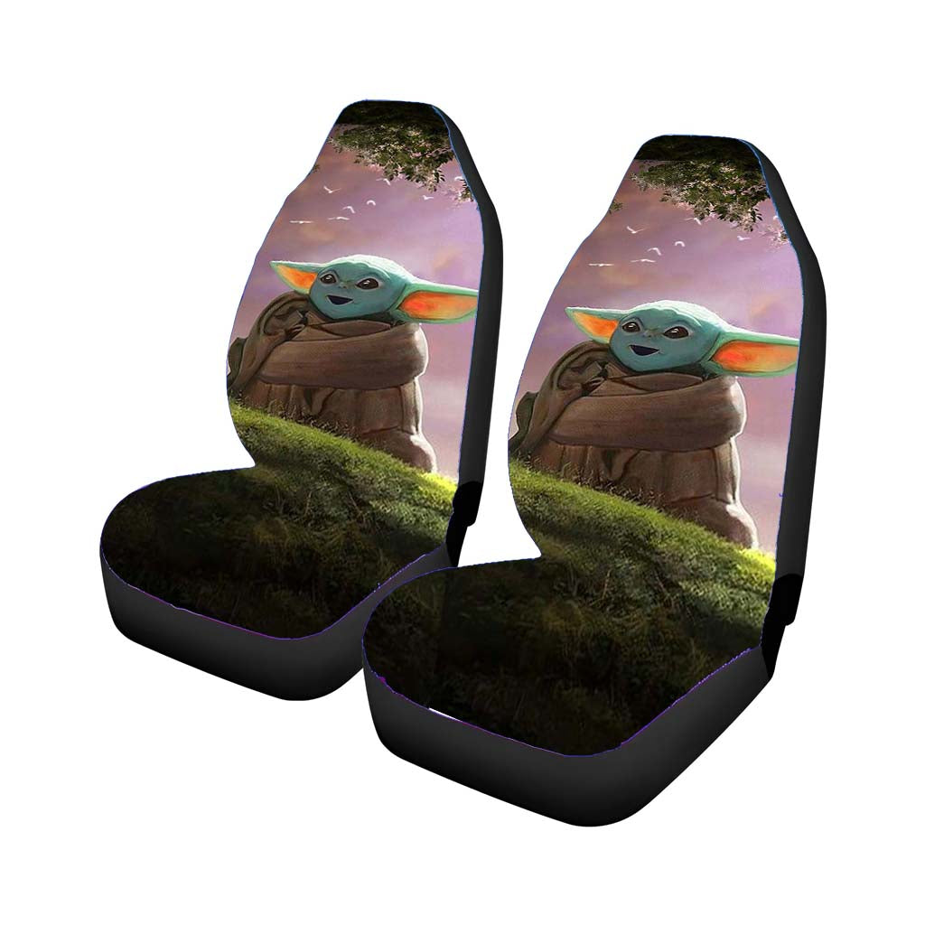Baby Yoda Star Wars Car Front Seat Covers