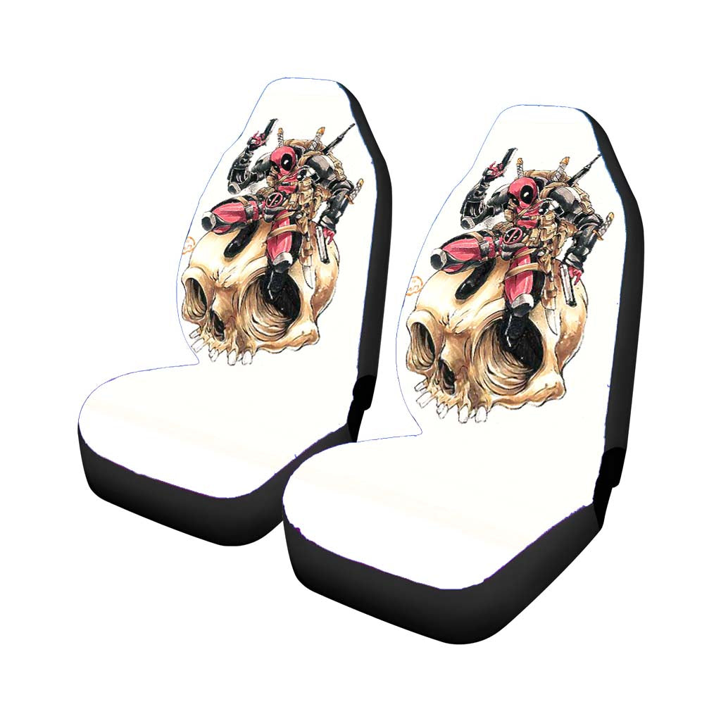 Bad Deadpool Car Front Seat Covers
