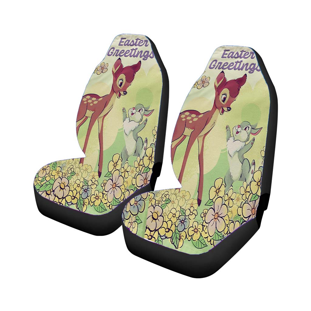 Bambi Deer Disney Easter Car Front Seat Covers