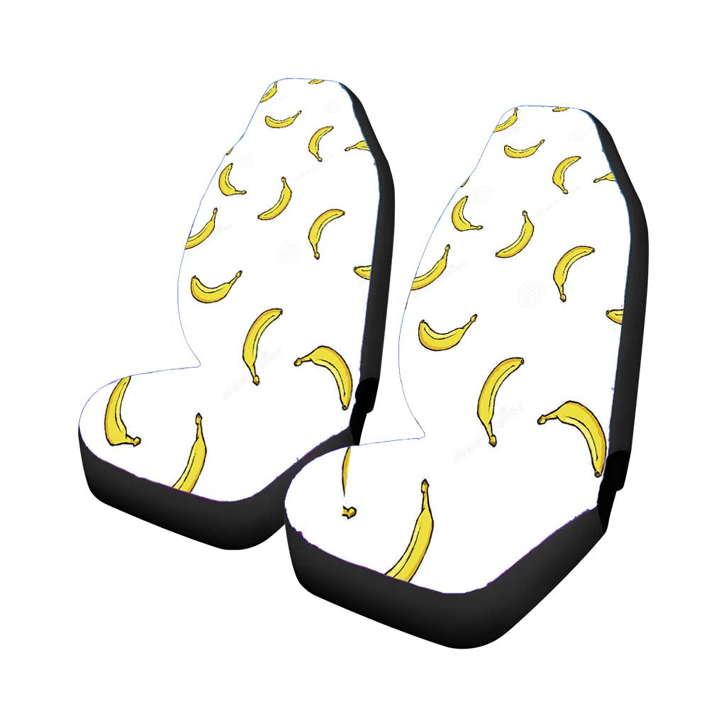 Banana Pattern Car Front Seat Covers