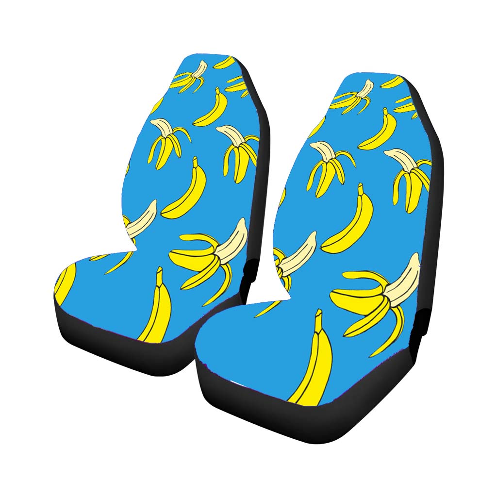 Banana Tumblr Pattern Car Front Seat Covers